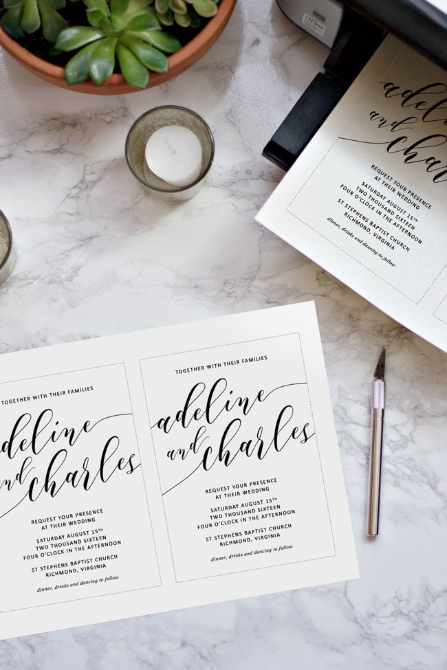 How To Make Your Own Wedding Invitations Pipkin Paper Company