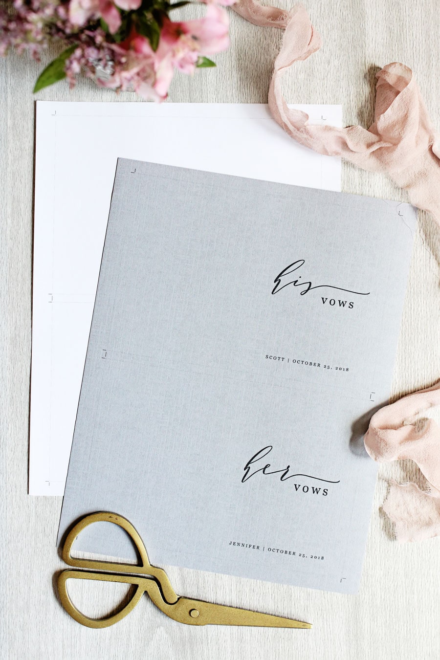 Looking for ways to make your wedding ceremony more special? Make these dreamy diy vow books to record your vows and cherish them for years to come.