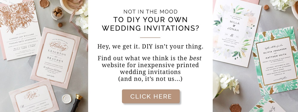How to word your wedding invitations in less than 5 minutes flat