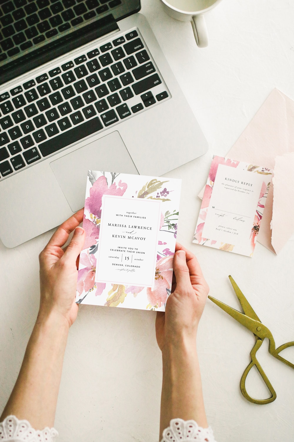 How to make wedding invitations on a tiny budget: how I made my own wedding invites for less than $50 (total!)