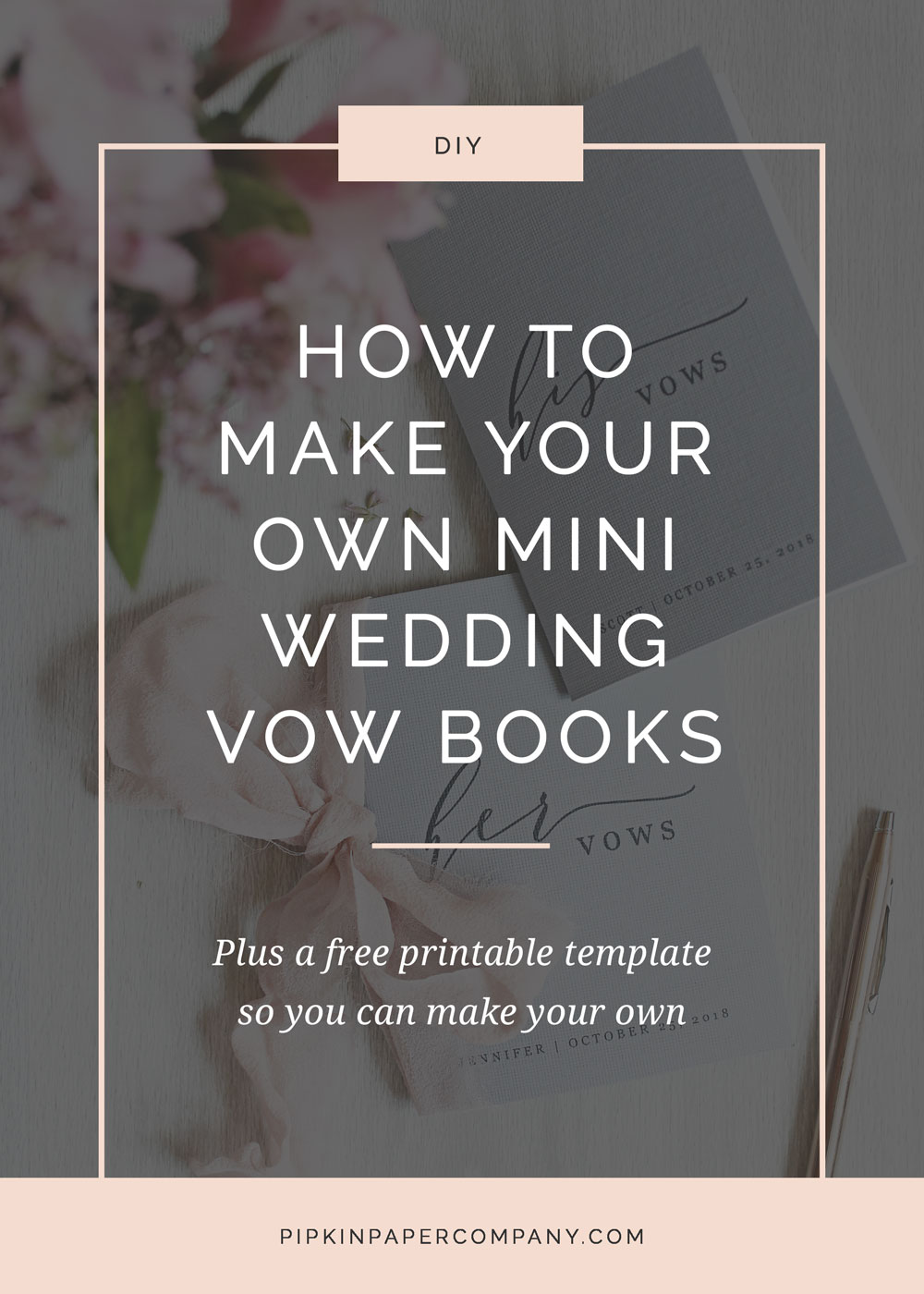 how to make vow books
