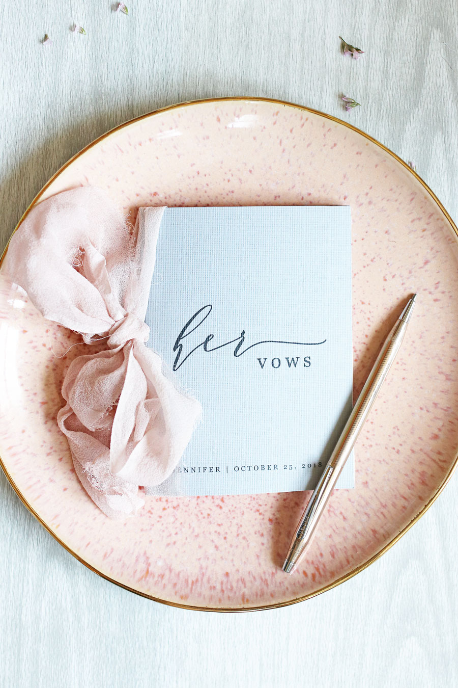 DIY Vow Books for Your Wedding Day