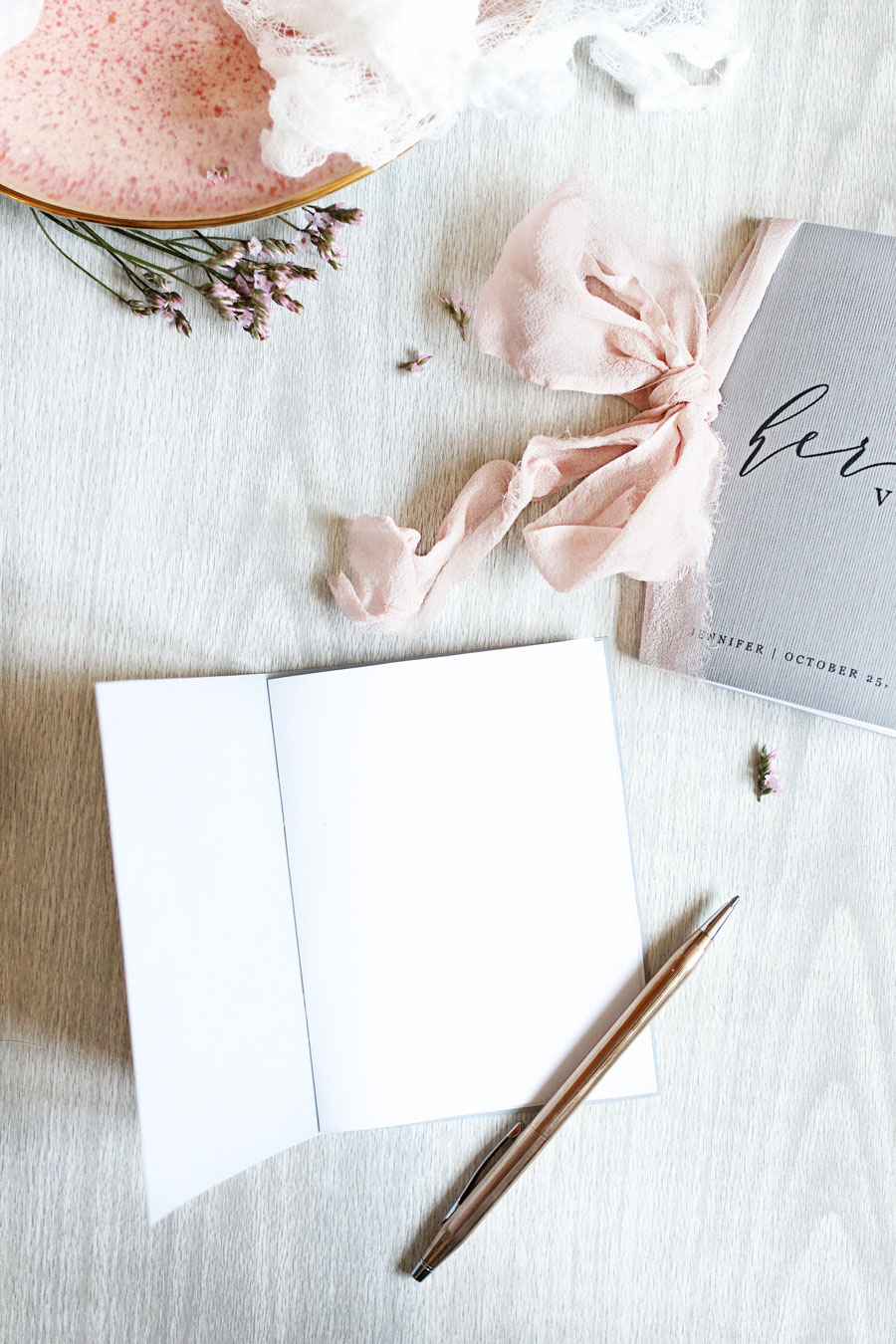 Looking for ways to make your wedding ceremony more special? Make these dreamy diy vow books to record your vows and cherish them for years to come.