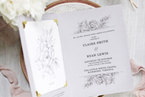 Folded Wedding Invitations