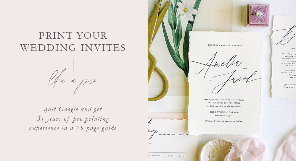 Cardstock 101: How to Choose Paper for Wedding Invitations