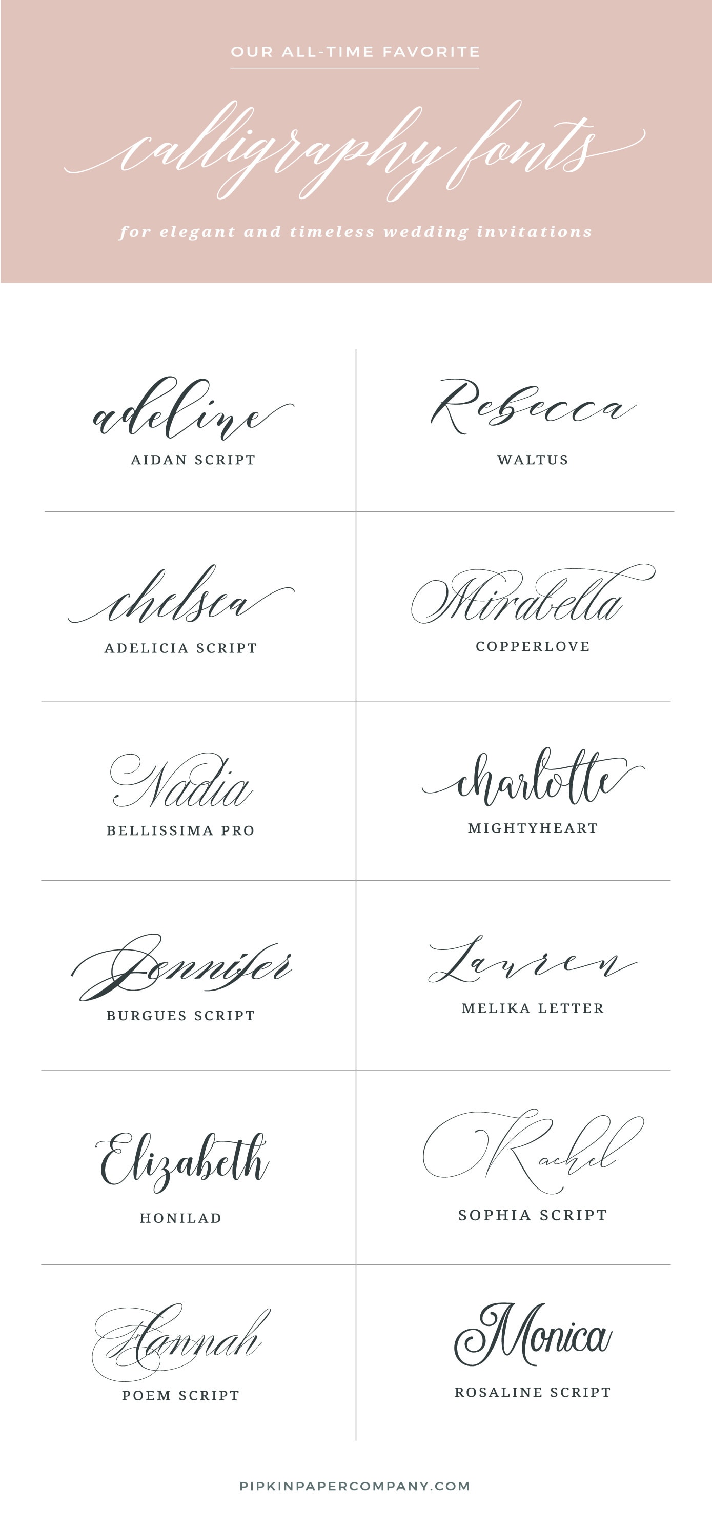 Best Fonts For Invitations On Word - Printable Templates