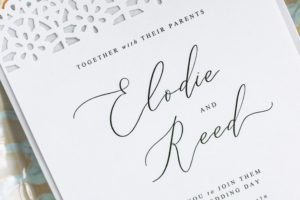 DIY Laser Cut Wedding Invitations