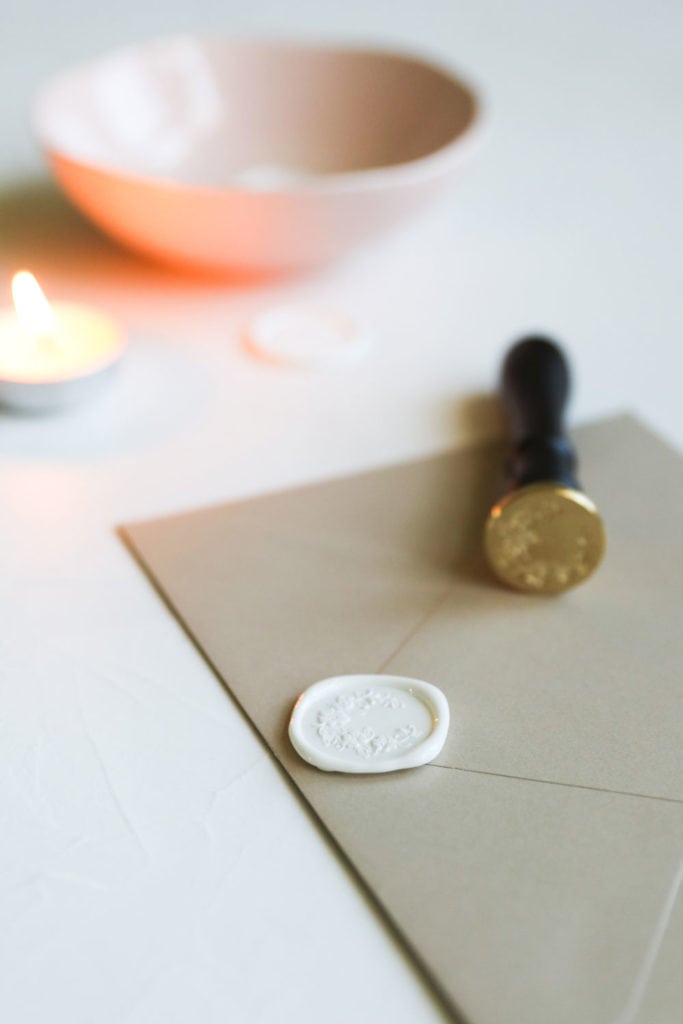 Wax seals, can you use candles for wax seals, how to make wax seals, can wax seals be mailed