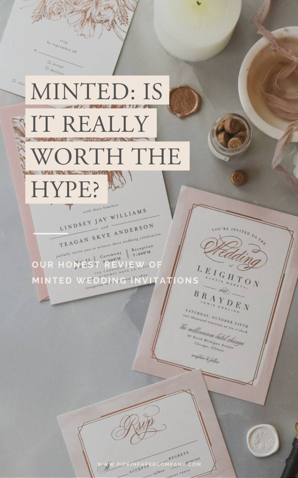 Minted Wedding Invitations 3 | Pipkin Paper Company
