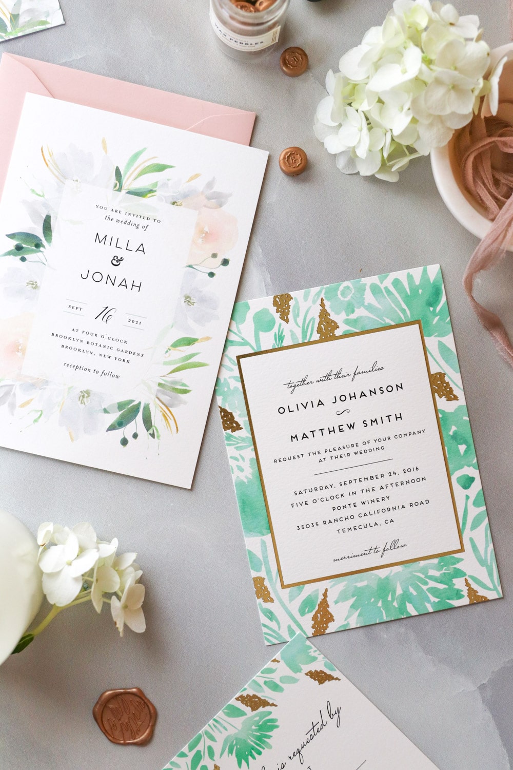 It's true, we spent $$ testing out the competition. Here's what we really think of Minted wedding invitations | Pipkin Paper Company