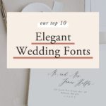 best fonts wedding invitations