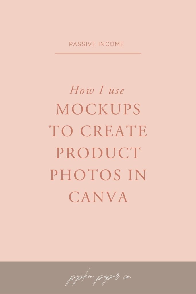 How to create product images using stock photos in Canva.