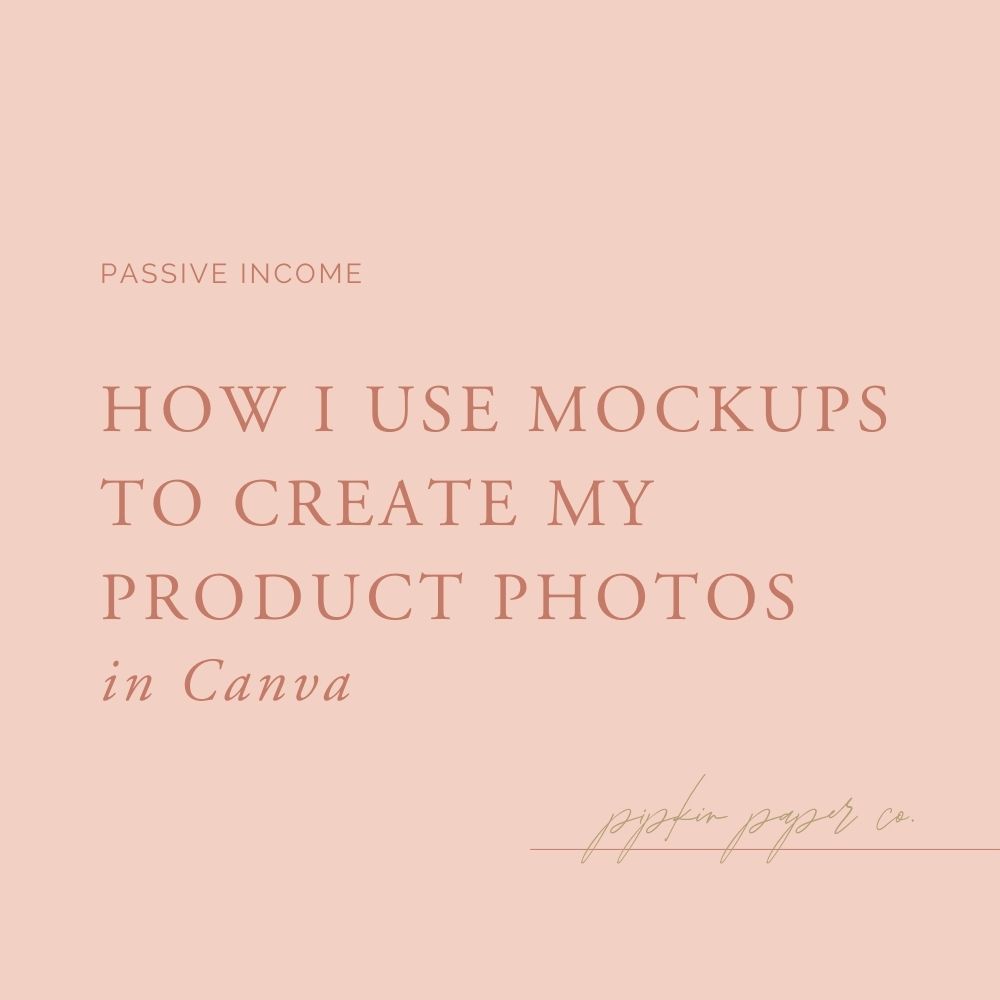 How to create product images using stock photos in Canva.