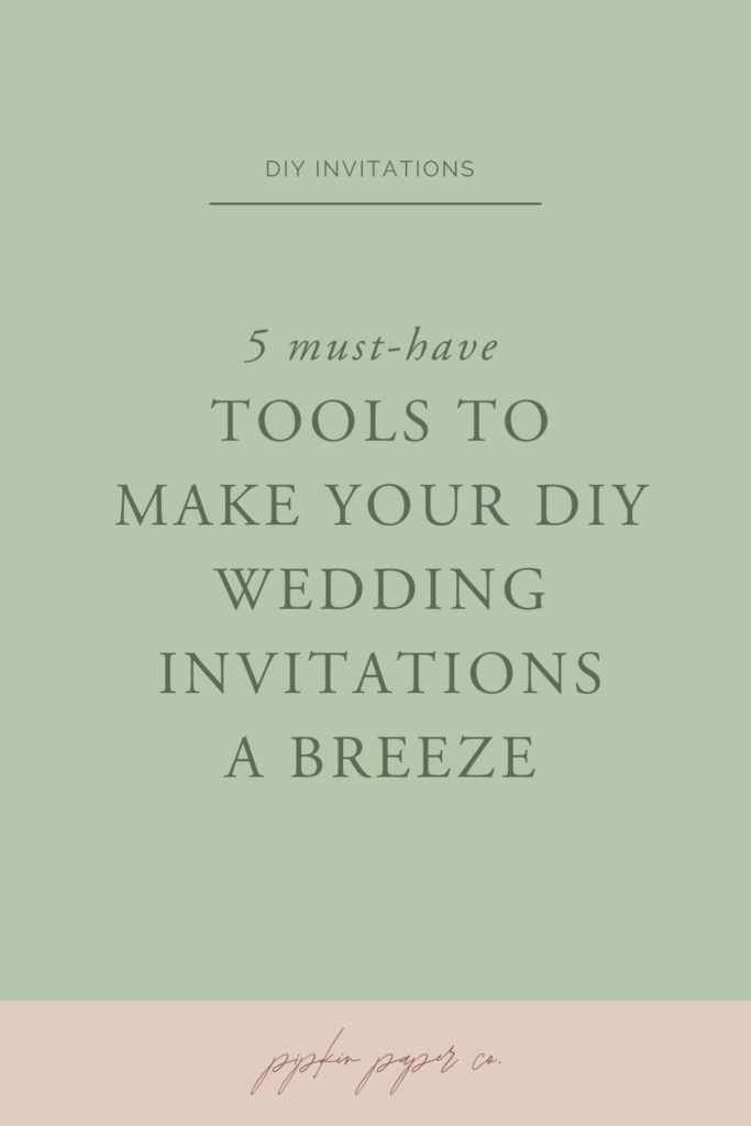 Tools to Make DIY Wedding Invitations