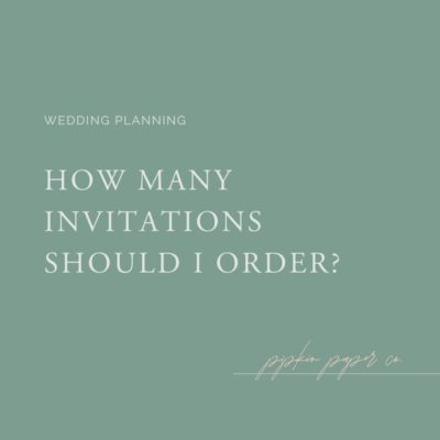 how many wedding invitations should I buy